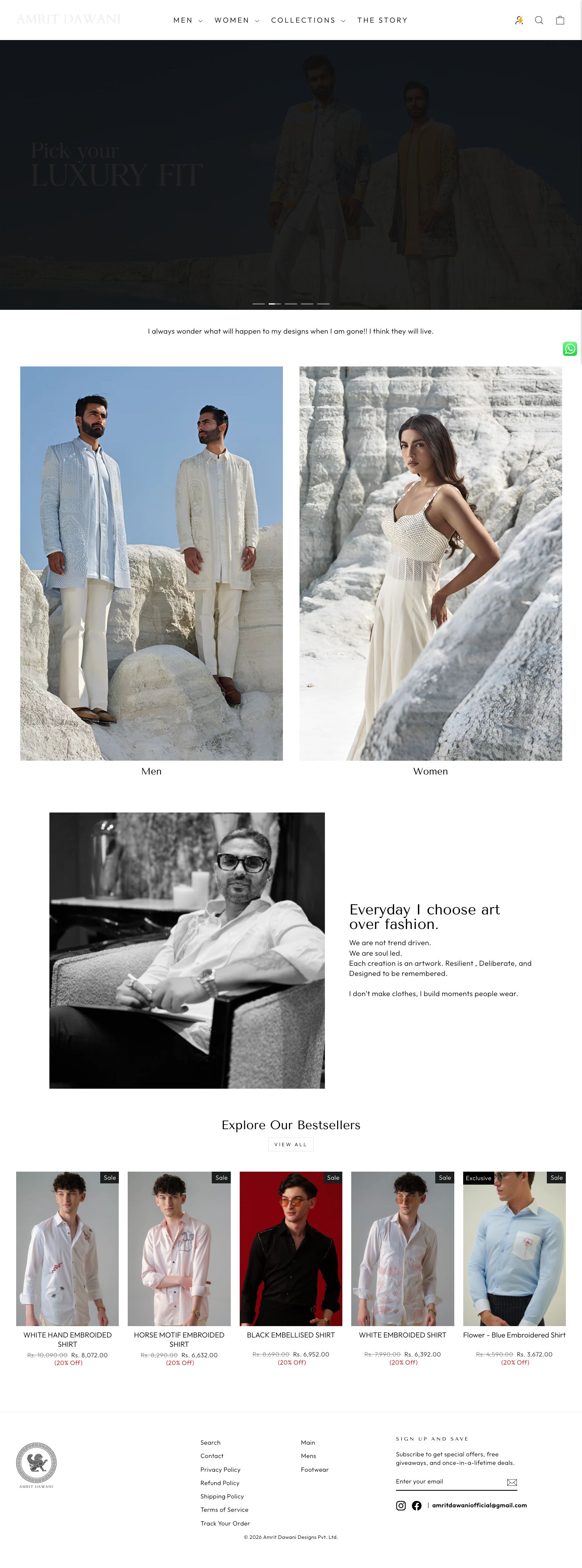 Amrit Dawani full homepage