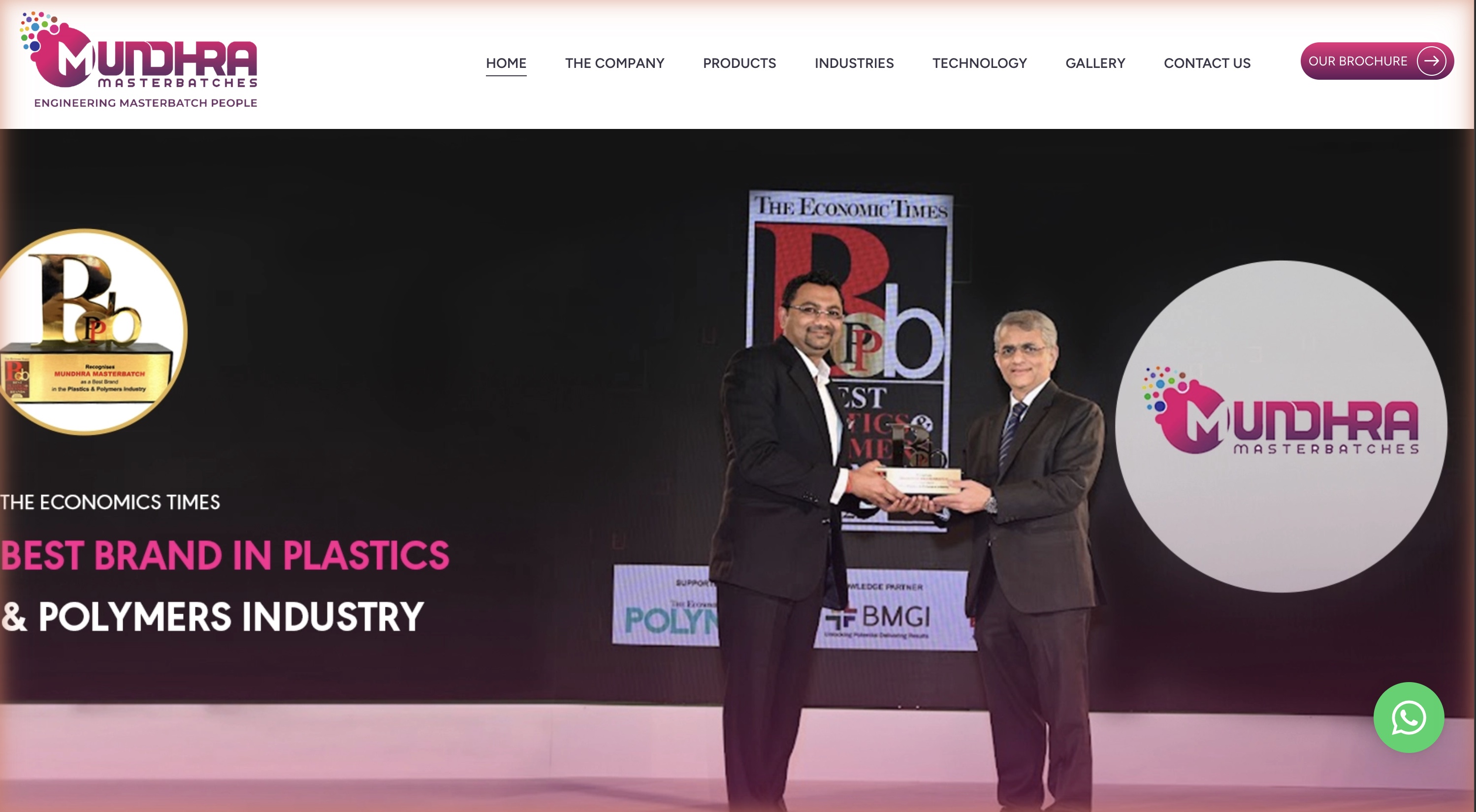 Mundhra Masterbatch website